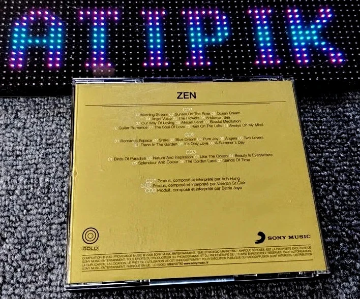 🧘 Zen Gold - Caja 3CD Relajación Meditación Sony Music Raro🌿 – photo 2